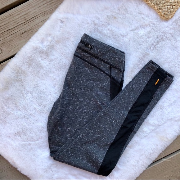 Lucy | Heathered Color Block Leggings - Picture 1 of 14